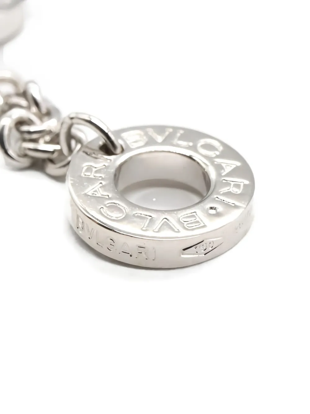 Pre-owned Bvlgari 18k White Gold Bracelet In Silver