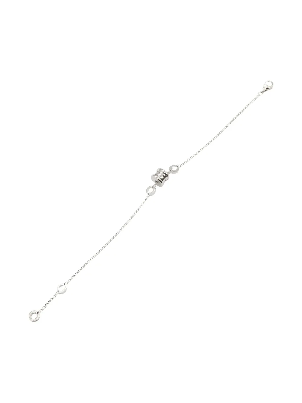 Pre-owned Bvlgari 18k White Gold Bracelet In Silver