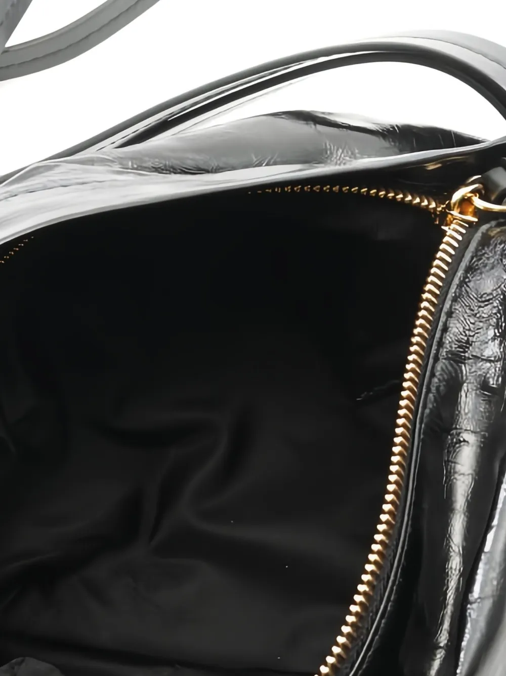 Pre-owned Jil Sander Leather Drawstring Cross Bag In Black