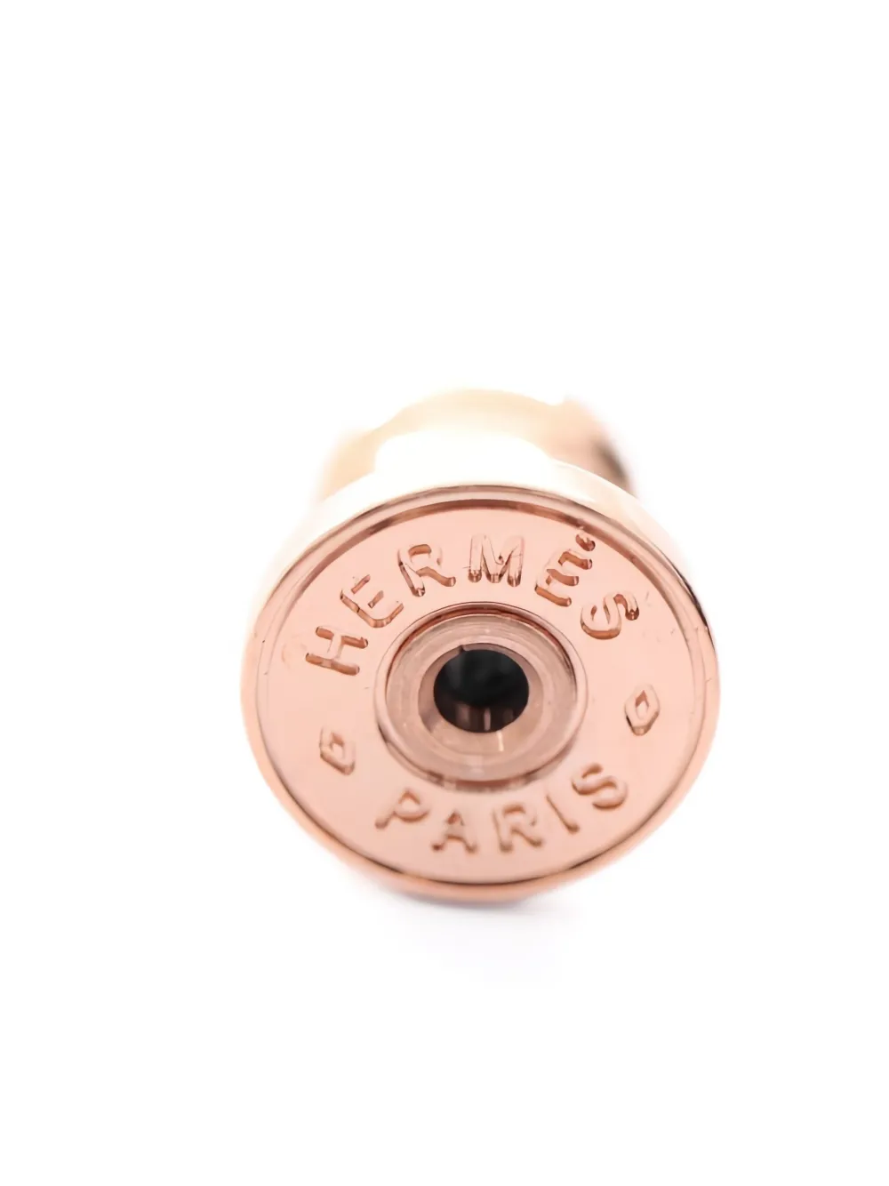 Pre-owned Hermes Mini Pop H Earrings In Pink