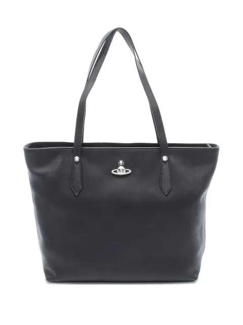 Vivienne Westwood Pre-Owned Orb leather tote bag