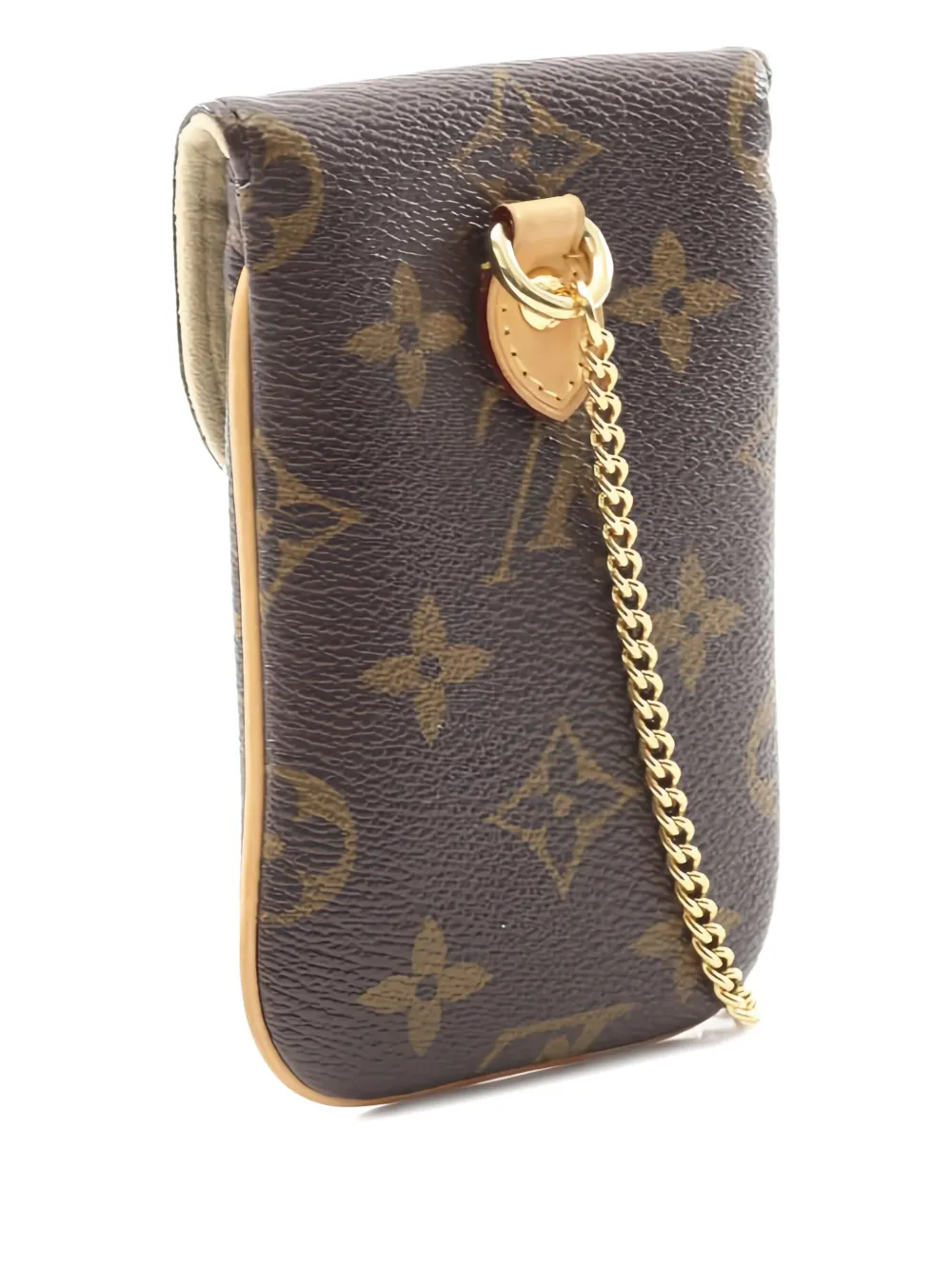 Pre-owned Louis Vuitton Etui Mm Phone Case In Brown