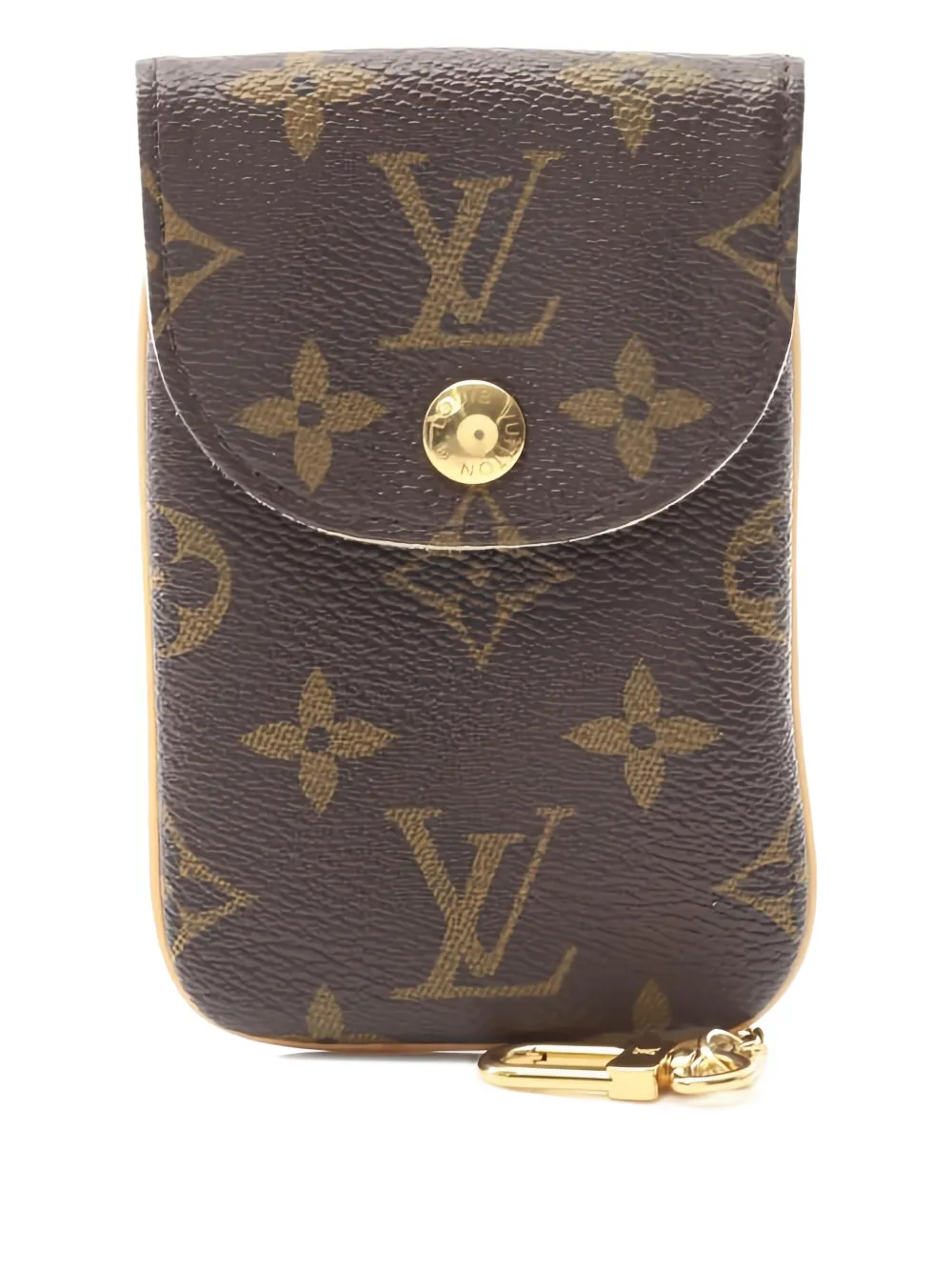 Pre-owned Louis Vuitton Etui Mm Phone Case In Brown