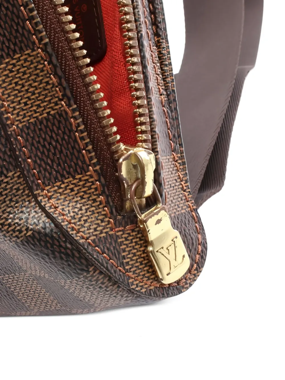 Pre-owned Louis Vuitton Geronimos Crossbody Bag In Brown