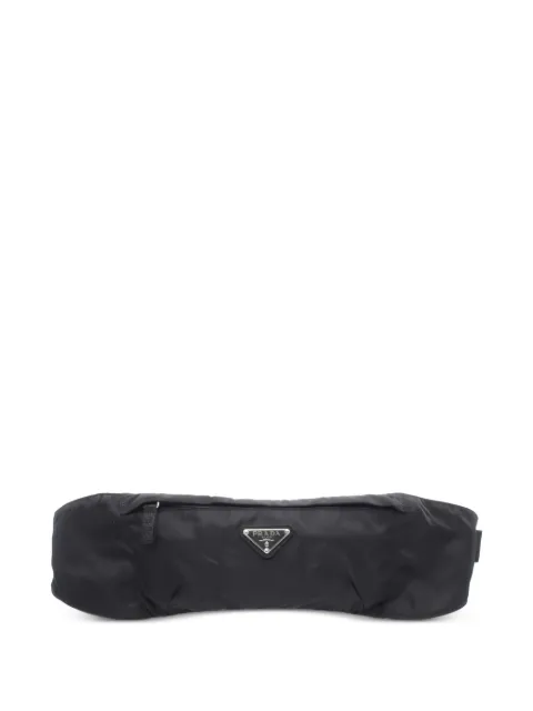 Prada Pre-Owned cangurera con logo triangular