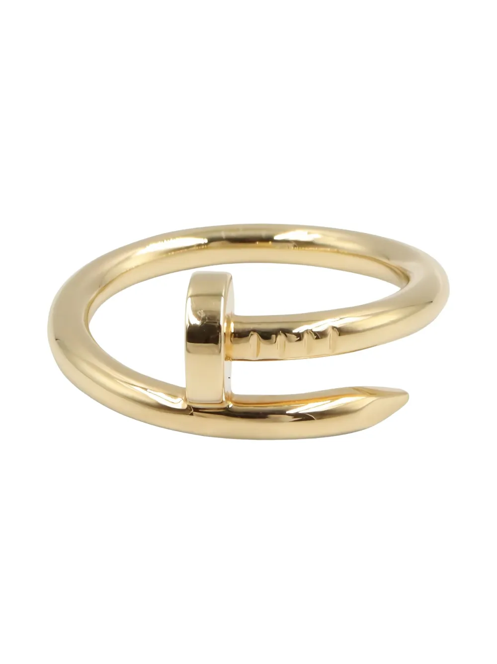 Pre-owned Cartier 18k Yellow Gold Juste Un Cou Ring