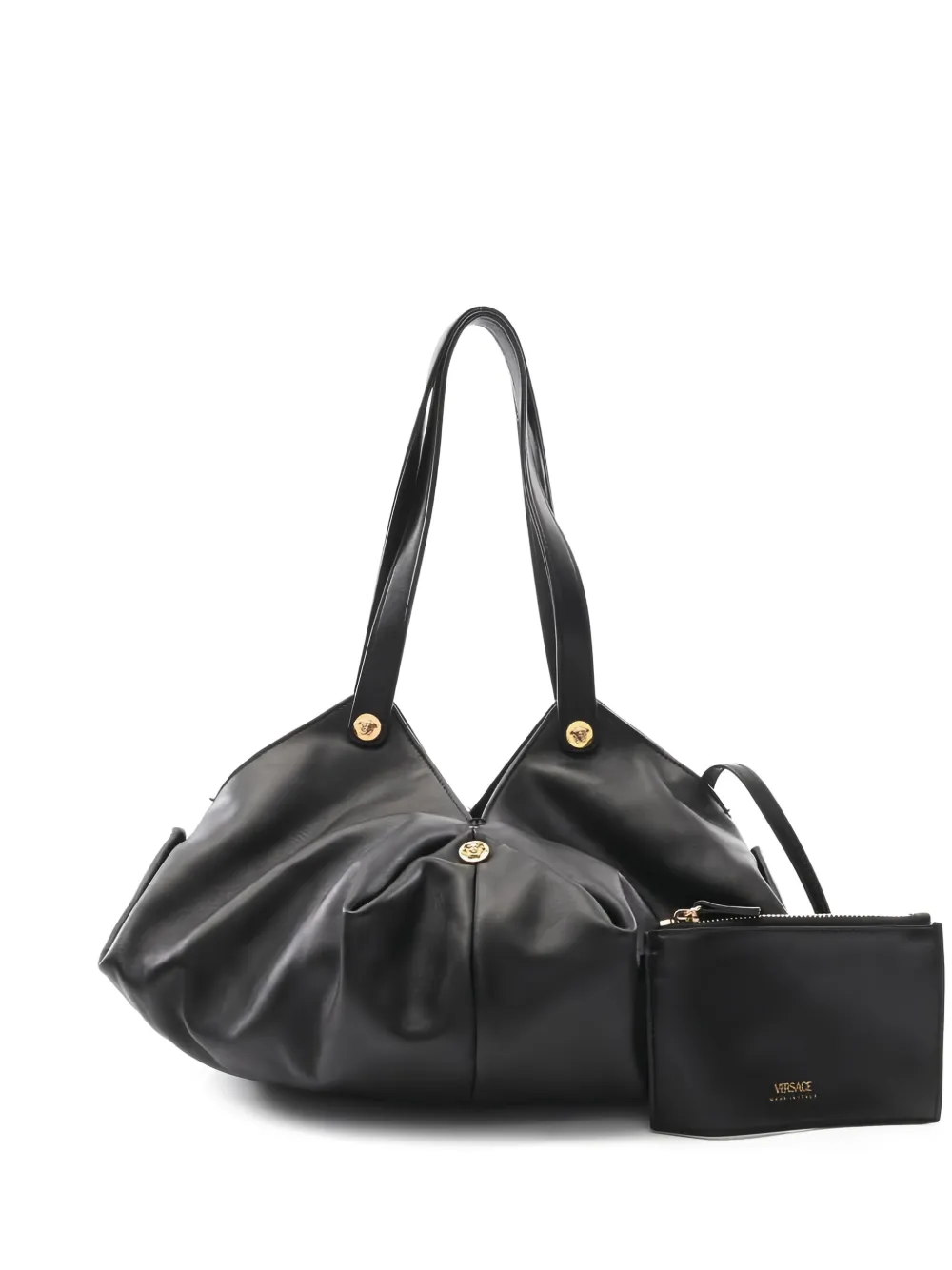 Versace Protea leather shoulder bag | Black | Image 1