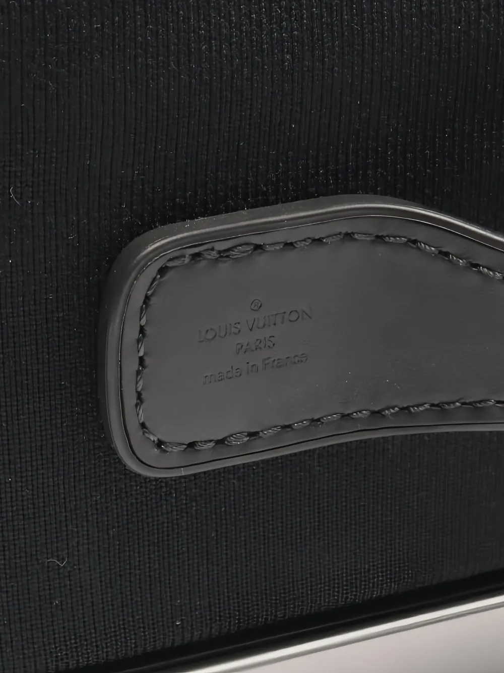 Pre-owned Louis Vuitton Horizon Soft 2r55 Holdall In Black
