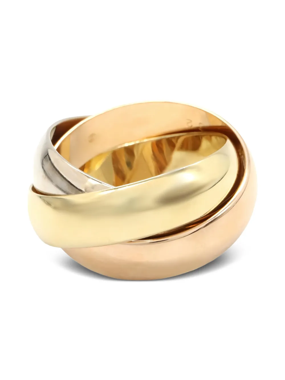 Pre-owned Cartier 18k Gold Trinity Ring