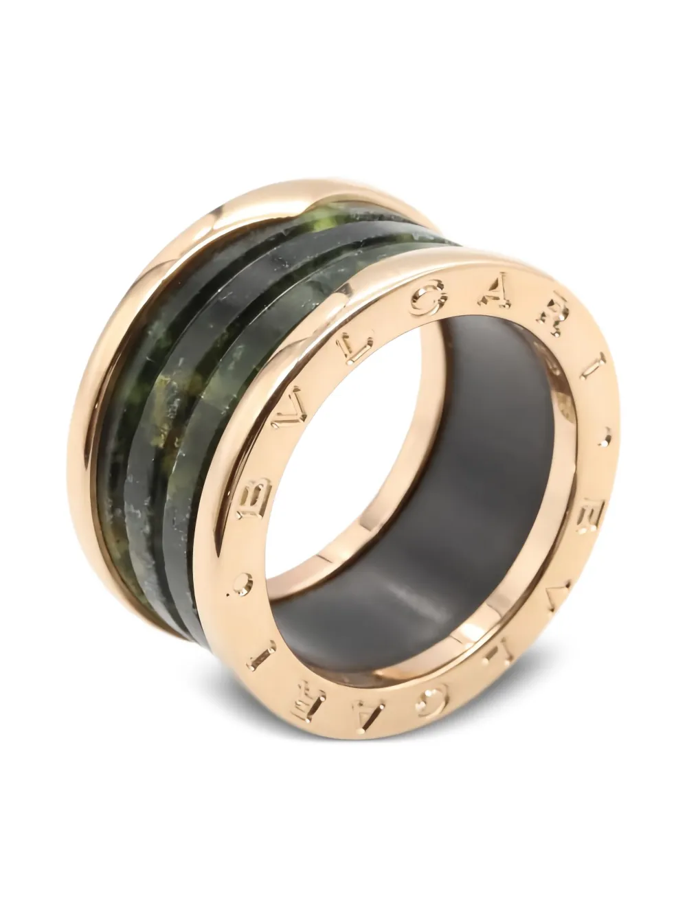 Pre-owned Bvlgari B-zero1 Ring In Gold