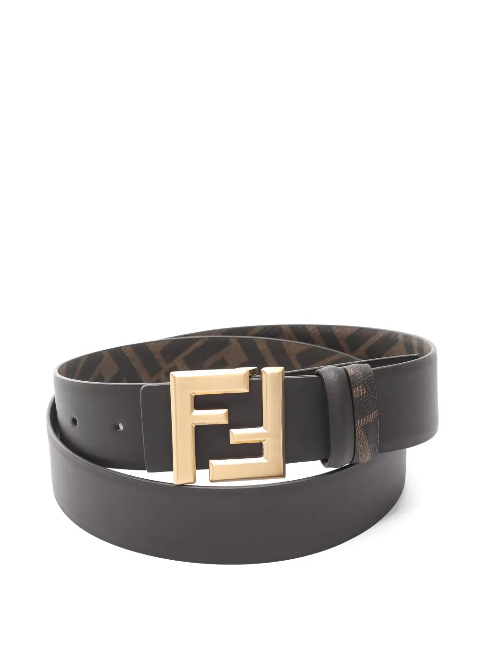 Fendi Pre-Owned FF-buckle Belt | Brown | FARFETCH display picture 1