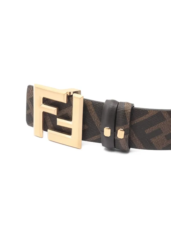 Fendi Pre-Owned FF-buckle Belt | Brown | FARFETCH GE display picture 3