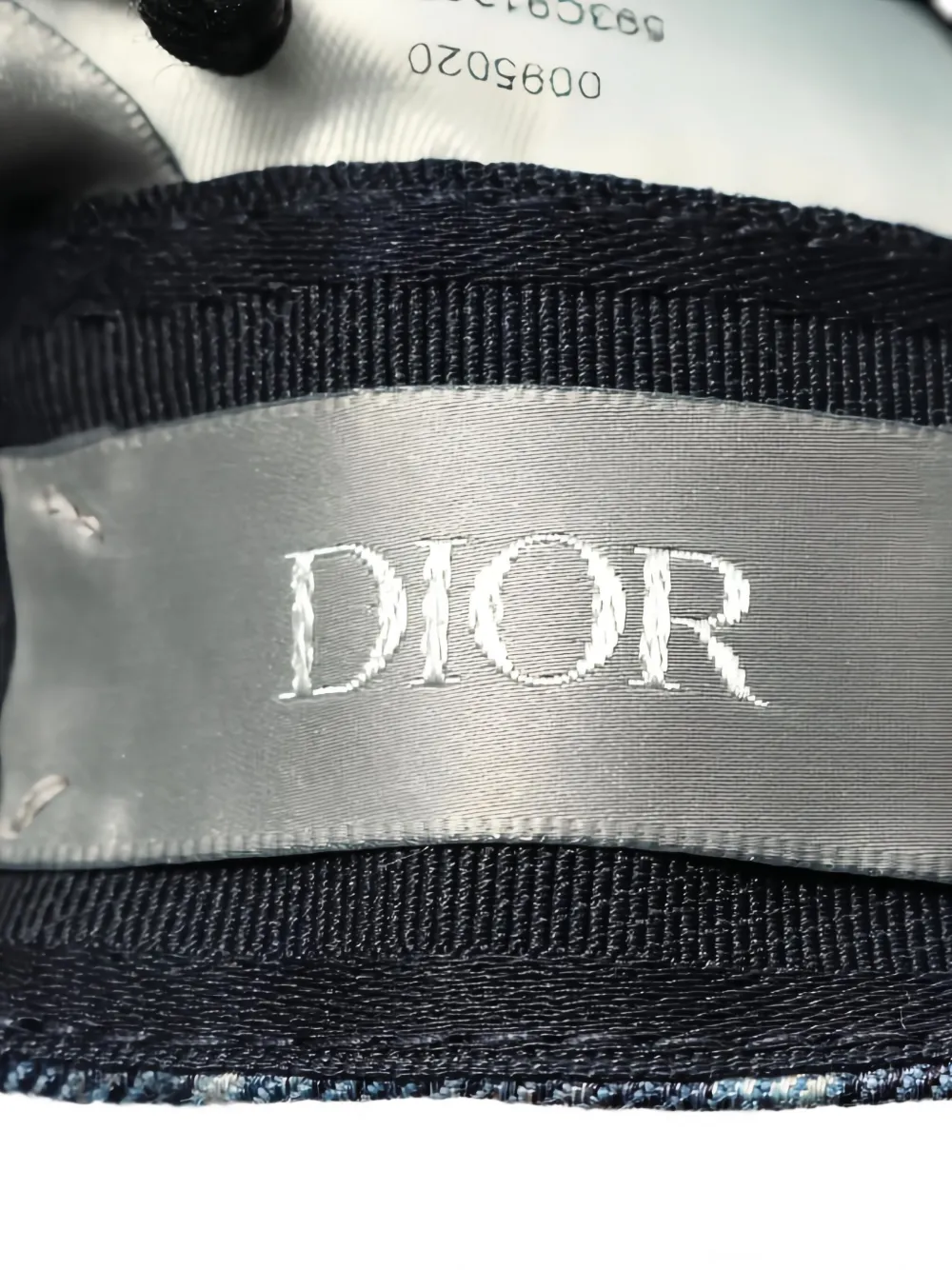 Pre-owned Dior Monogram Cap In Blue