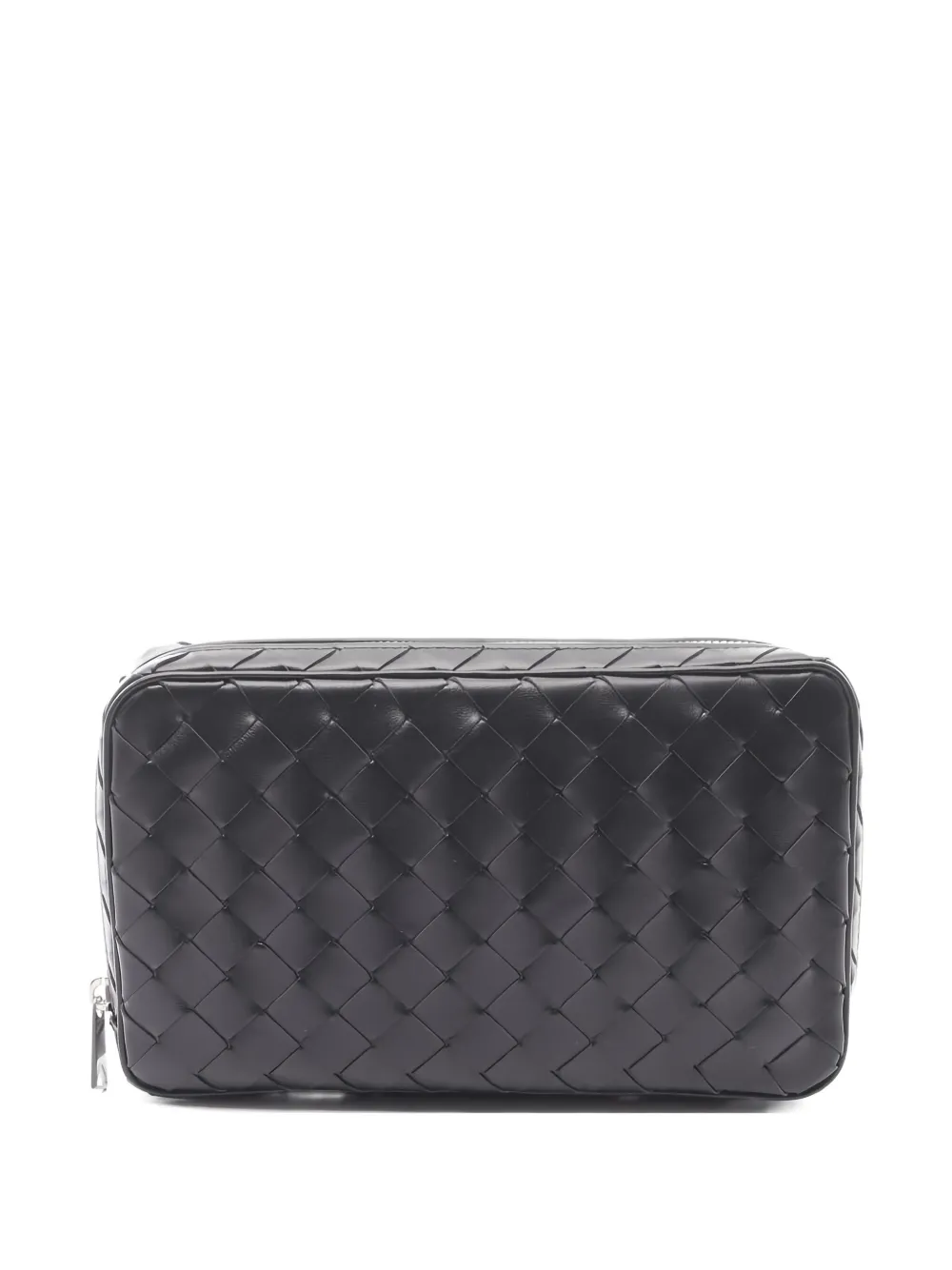 Bottega Veneta Pre-Owned medium Intrecciato leather clutch | Black | Image 1