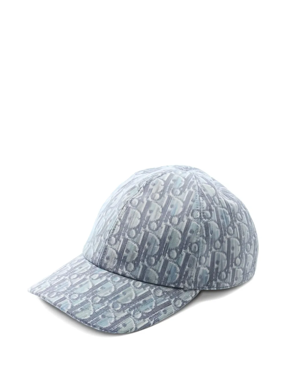 Christian Dior Pre-Owned Trotter monogram cap - ブルー Christian Dior Pre-Owned Trotter monogram cap - ブルー