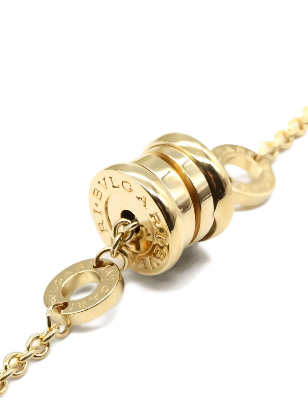 Pre-owned Bvlgari 18k Yellow Gold B-zero1 Bracelet