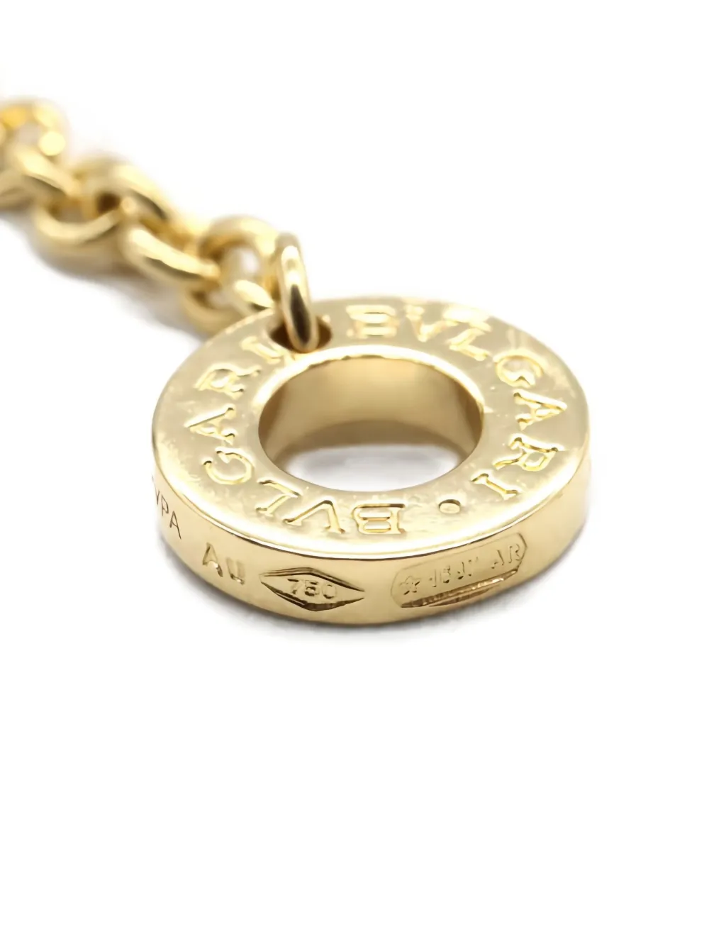 Pre-owned Bvlgari 18k Yellow Gold B-zero1 Bracelet