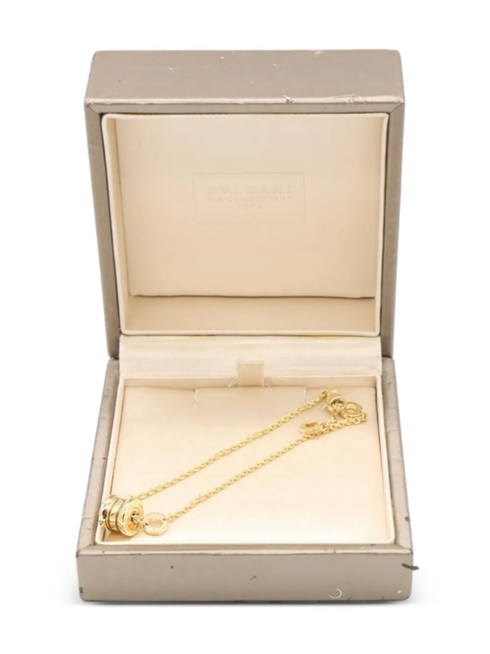 Pre-owned Bvlgari 18k Yellow Gold B-zero1 Bracelet