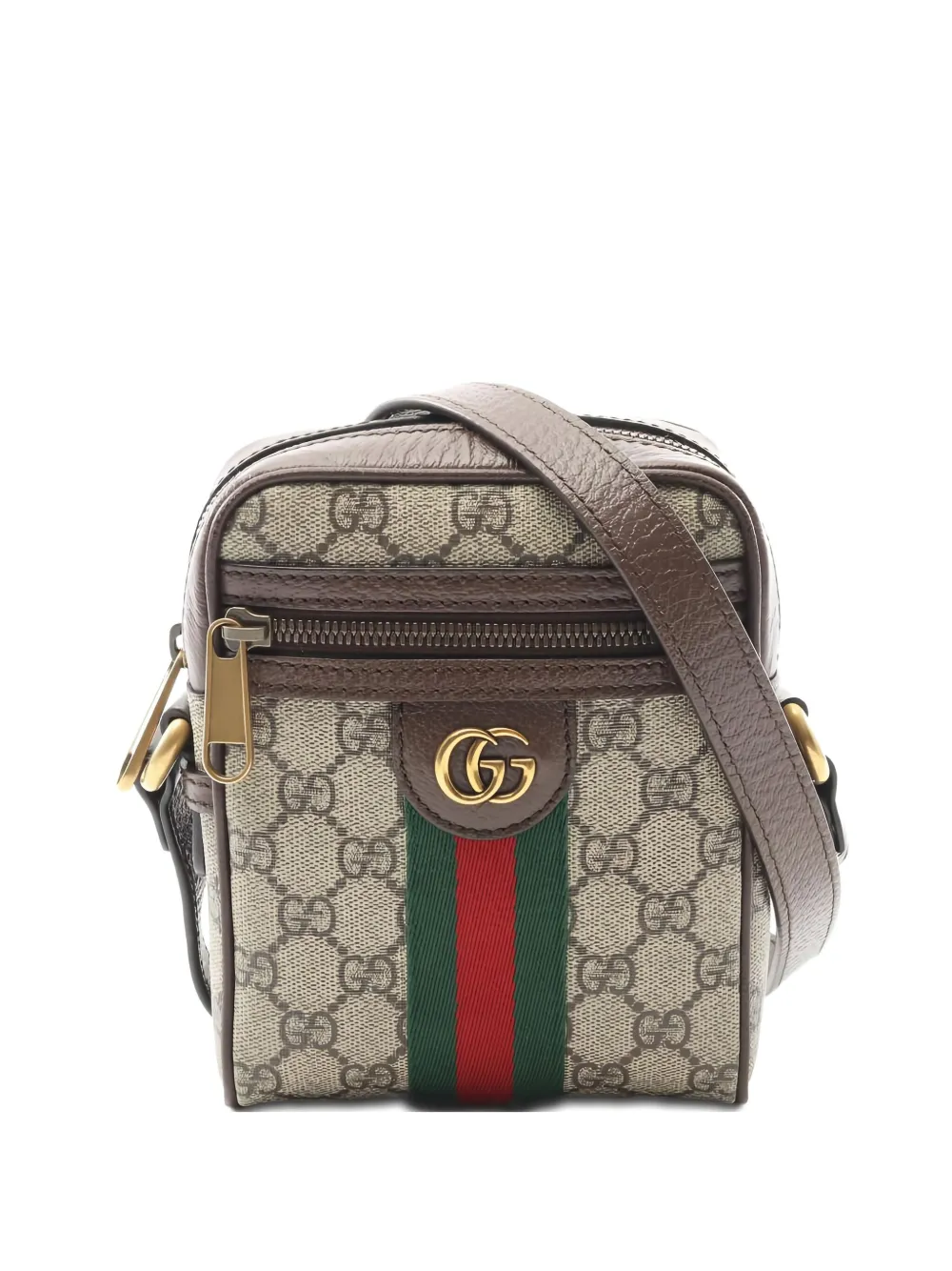 Gucci Pre-Owned 2010's Ophidia GG Supreme shoulder bag | Brown | Image 1