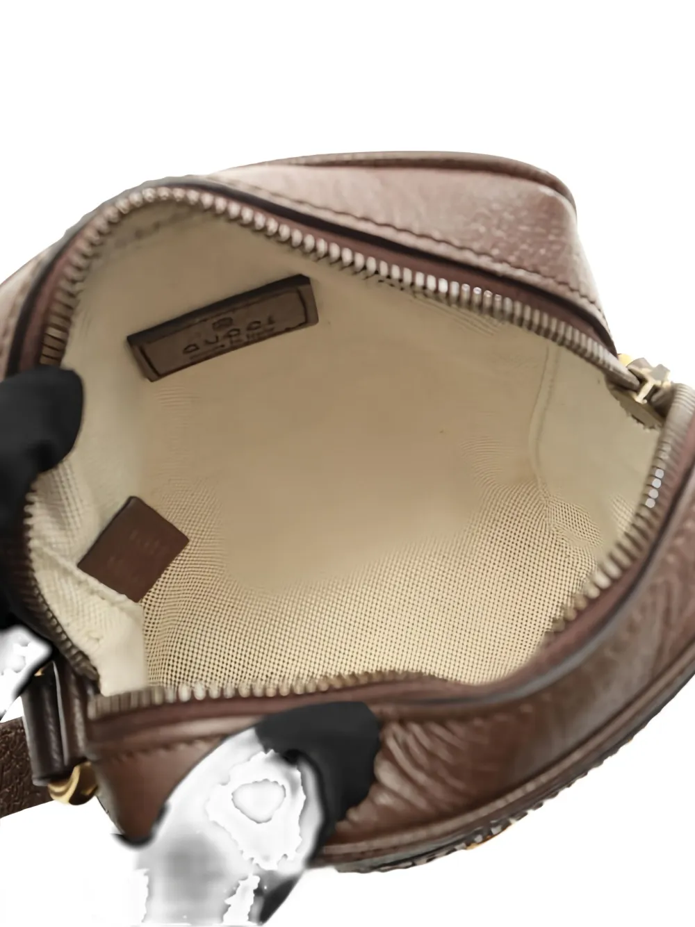 Pre-owned Gucci 2010's Ophidia Gg Supreme Shoulder Bag In Brown