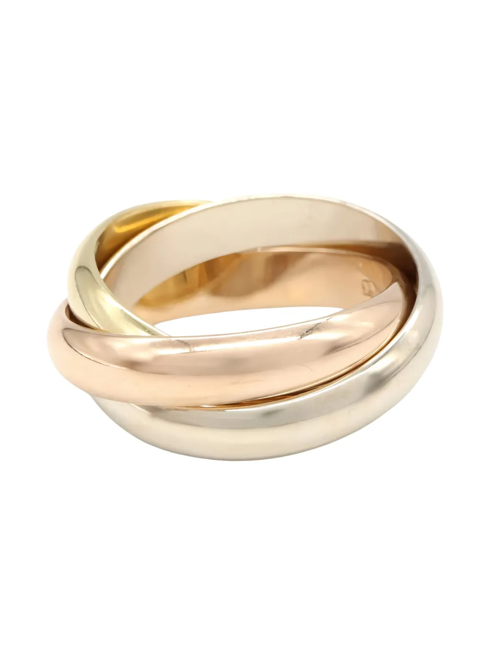 Pre-owned Cartier 18k Gold Trinity Ring