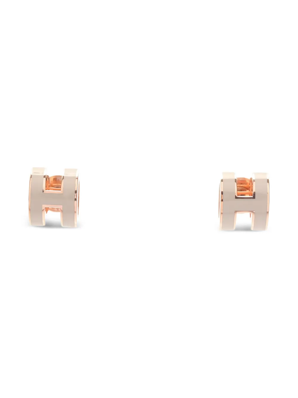 Hermès Pre-Owned mini boucles d'oreilles Pop H | argent | Image 1