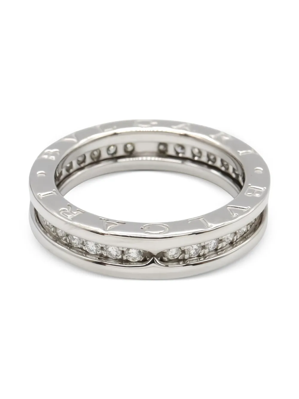 Bvlgari Pre-Owned 18K white gold B-zero1 diamond ring | Silver | Image 1