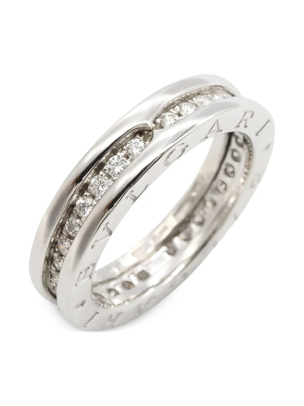 Bvlgari Pre-Owned 18K white gold B-zero1 diamond ring | Women | Image 2