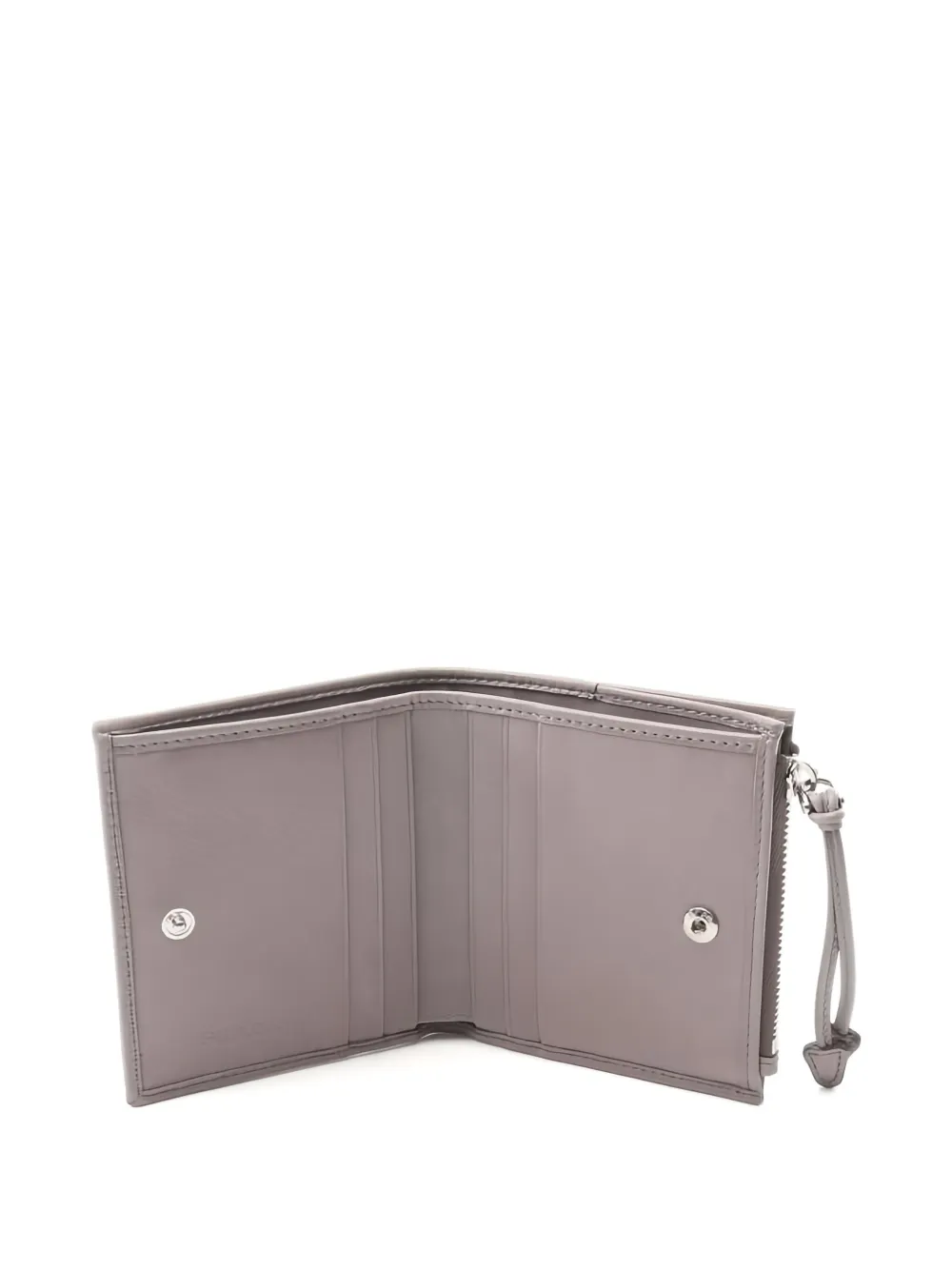 Prada Pre-Owned 20s kleine portemonnee met logoplakkaat en rits Grijs