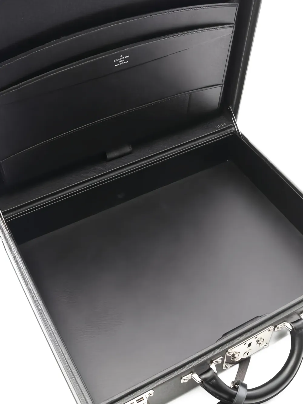 Pre-owned Louis Vuitton President Briefcase In Black