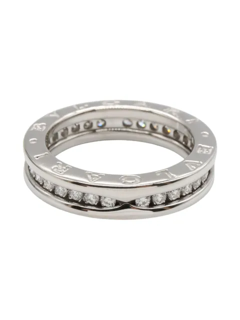 Bvlgari Pre-Owned 18K white gold B-zero1 diamond ring