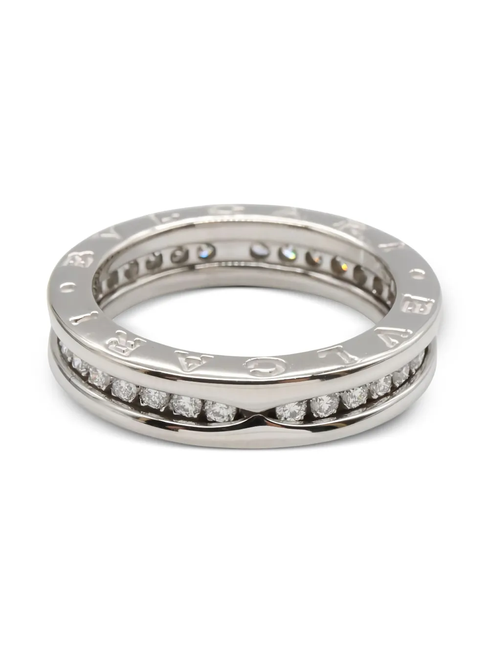 Bvlgari Pre-Owned 18K white gold B-zero1 diamond ring | Silver | Image 1