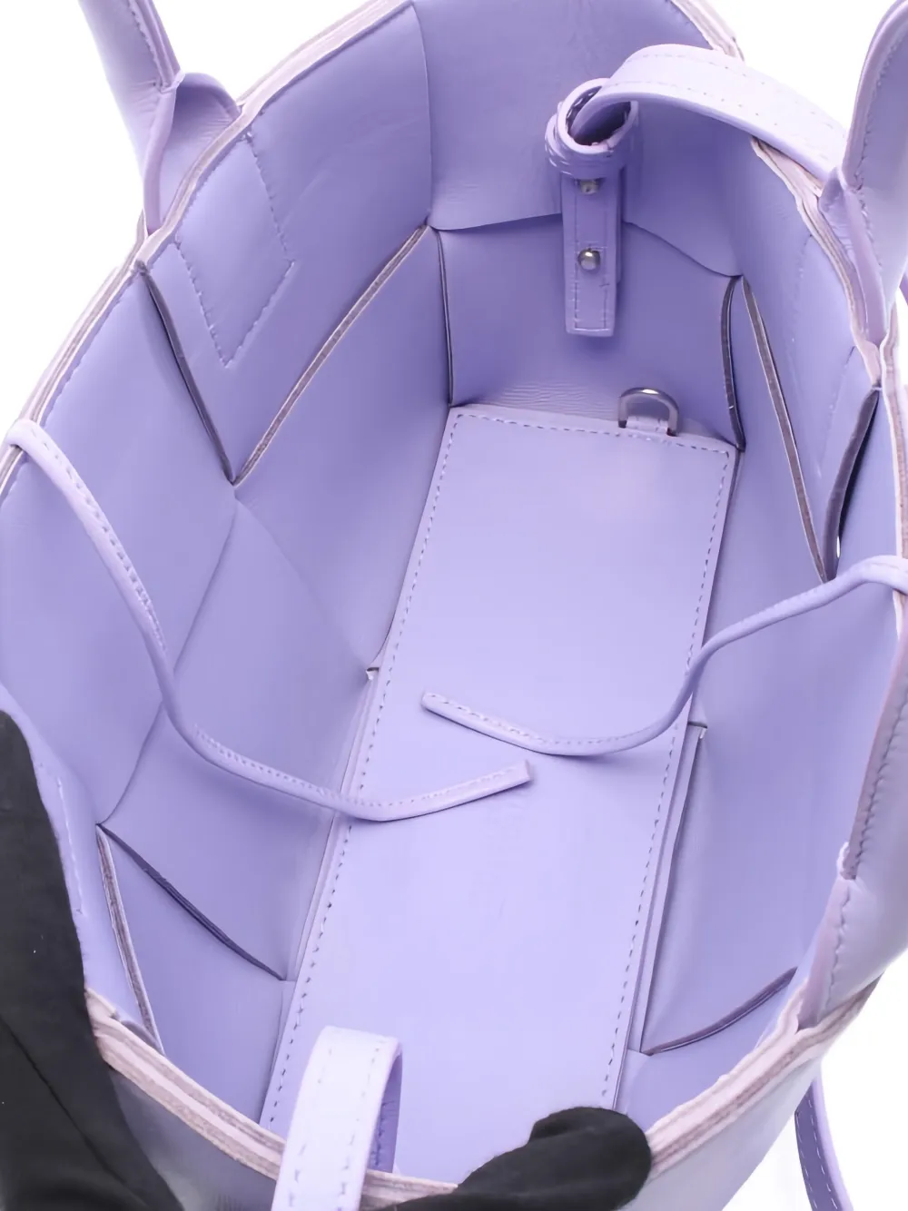 Pre-owned Bottega Veneta Mini Arco Two-way Handbag In Purple