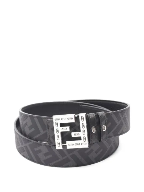 Fendi Pre-Owned FF-motif leather belt
