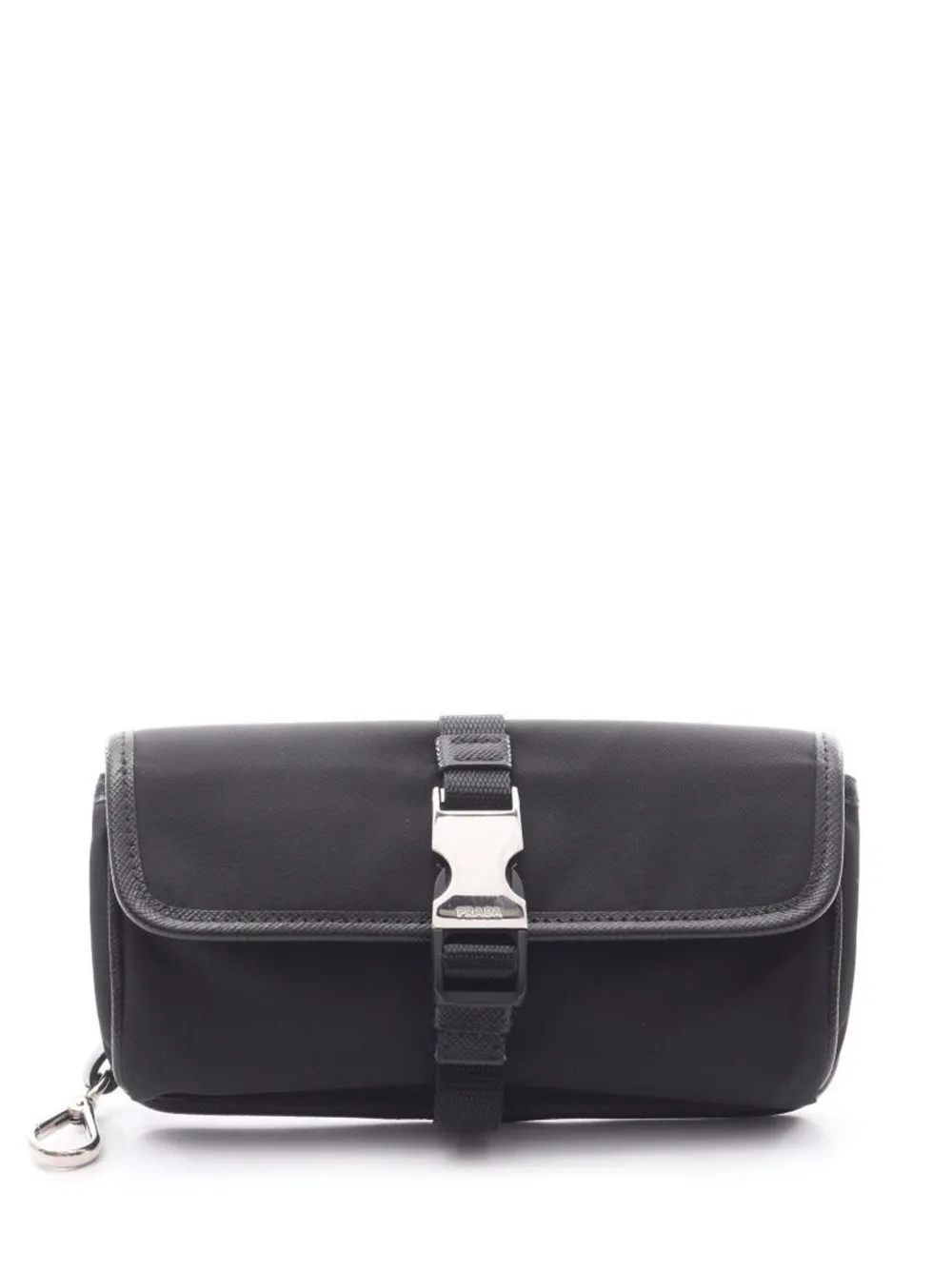 Prada Pre-Owned Re-Nylon buckle-fastening case | Black | Image 1