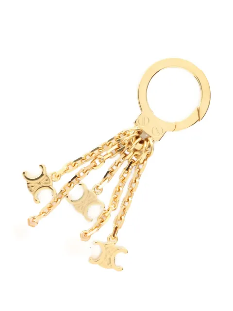 Celine Pre-Owned 20s Triomphe charm key ring