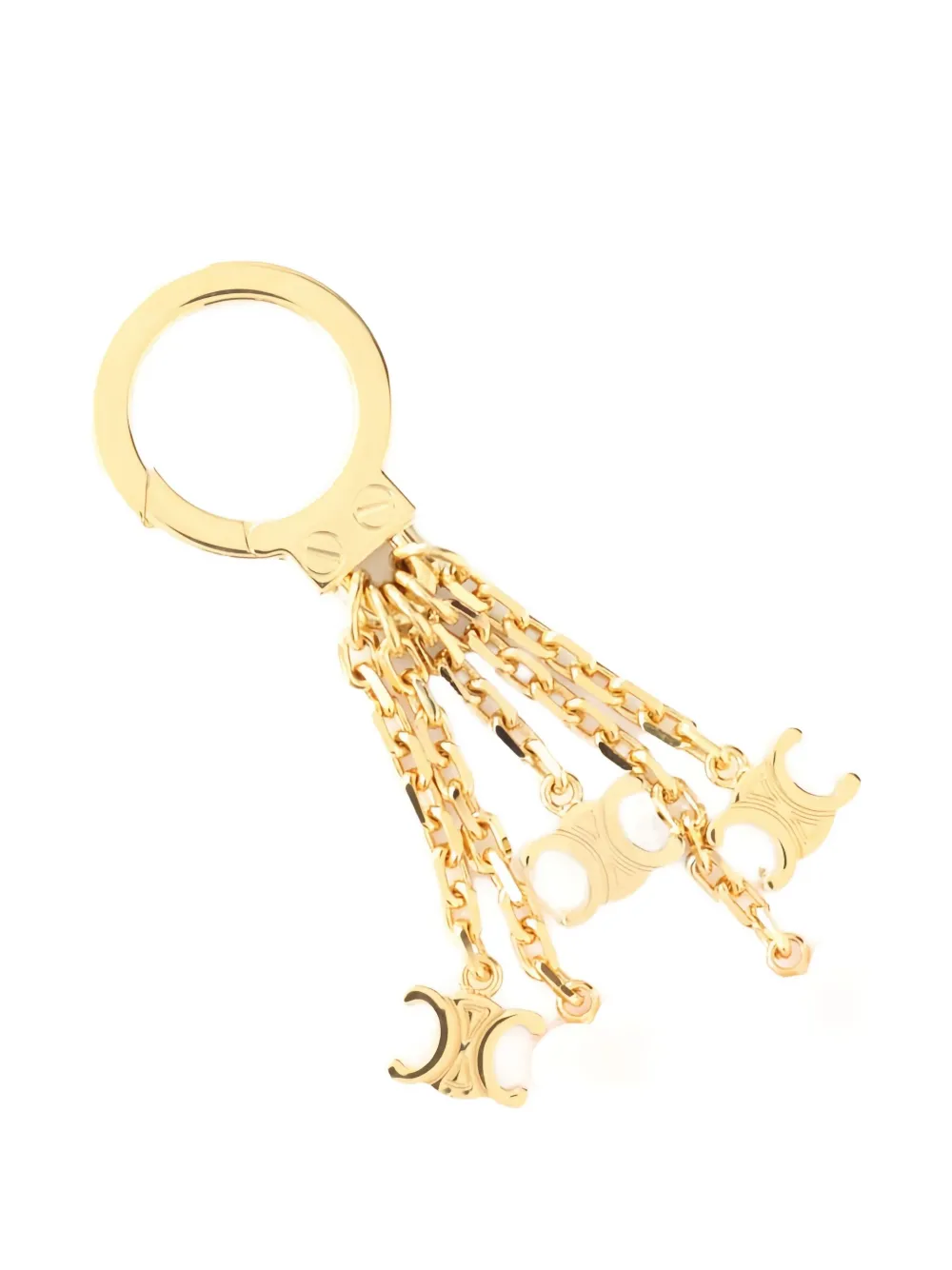 Celine Pre-Owned 20s Triomphe charm key ring | Image 2