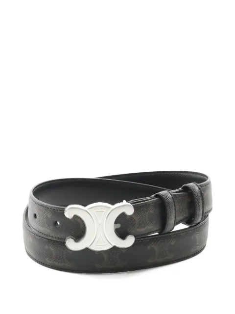 Celine Pre-Owned 20s Triomphe-buckle leather belt