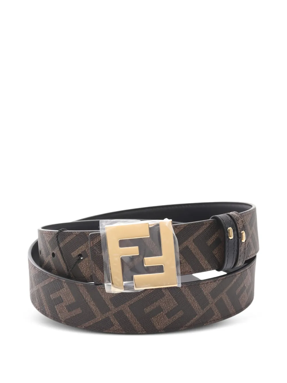 Fendi Pre-Owned cinturón con hebilla del logo FF 20 | Image 2