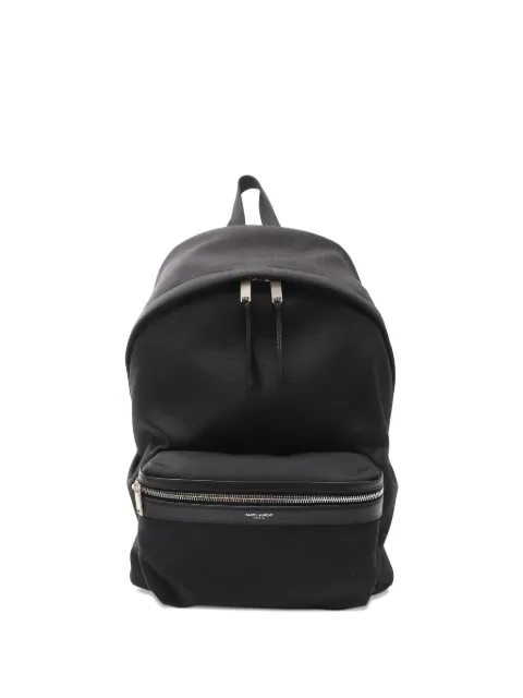 Saint Laurent Pre-Owned 20s leather-trimmed backpack
