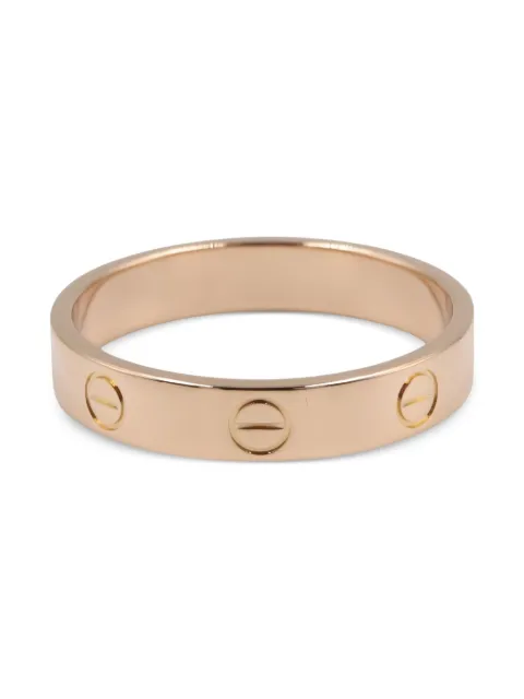 Cartier 10s Mini Love screw-detail ring