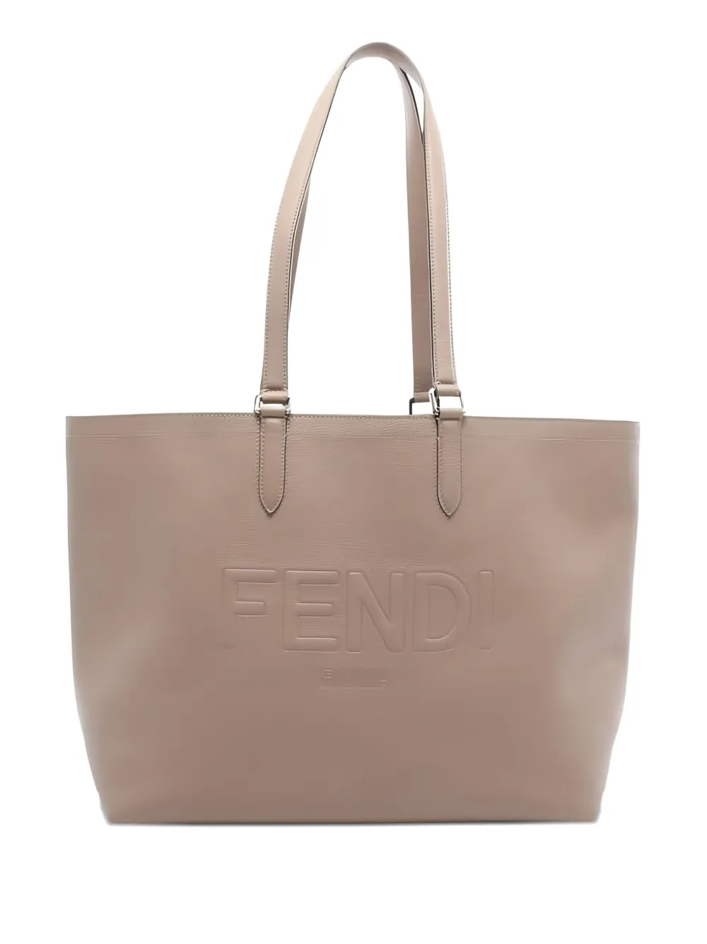 Fendi Pre-Owned 10s logo shoulder bag | Neutrals | Image 1