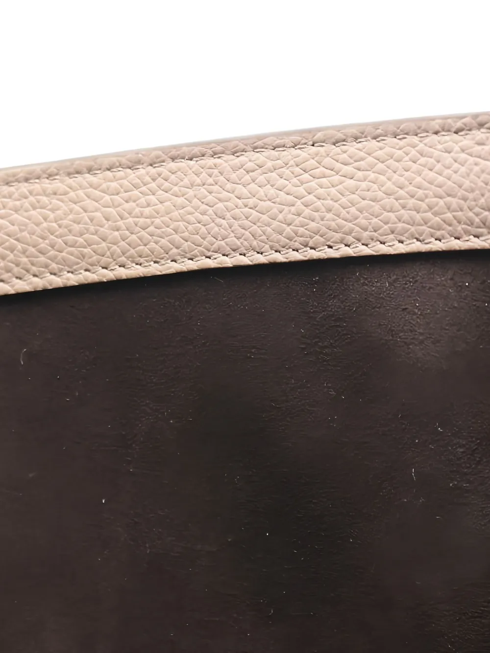 Pre-owned Fendi 10s Logo Shoulder Bag In Neutral