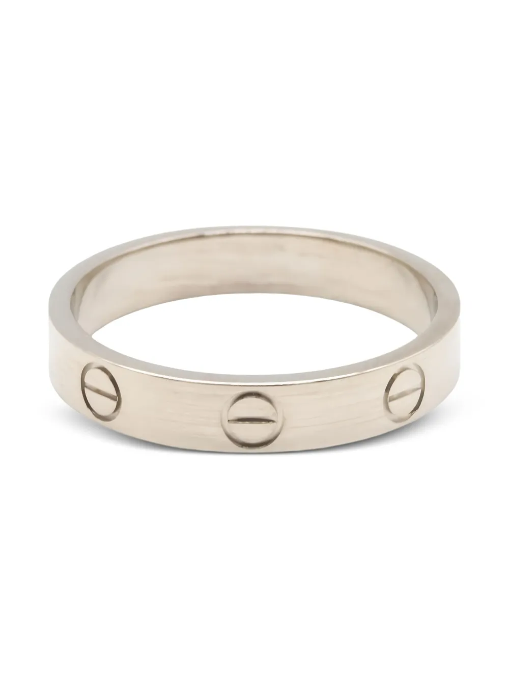 Cartier 2010s ミニ ラブ リング - シルバートーン Cartier 2010s ミニ ラブ リング - シルバートーン