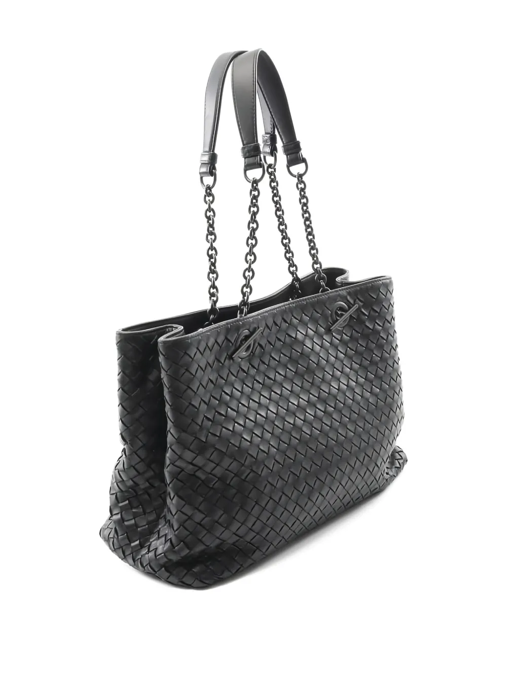 Bottega Veneta Pre-Owned 00s Intrecciato chain shoulder bag | Pre-Owned | Image 2