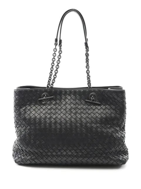 Bottega Veneta Pre-Owned 00's 인트레치아토 체인 숄더 백