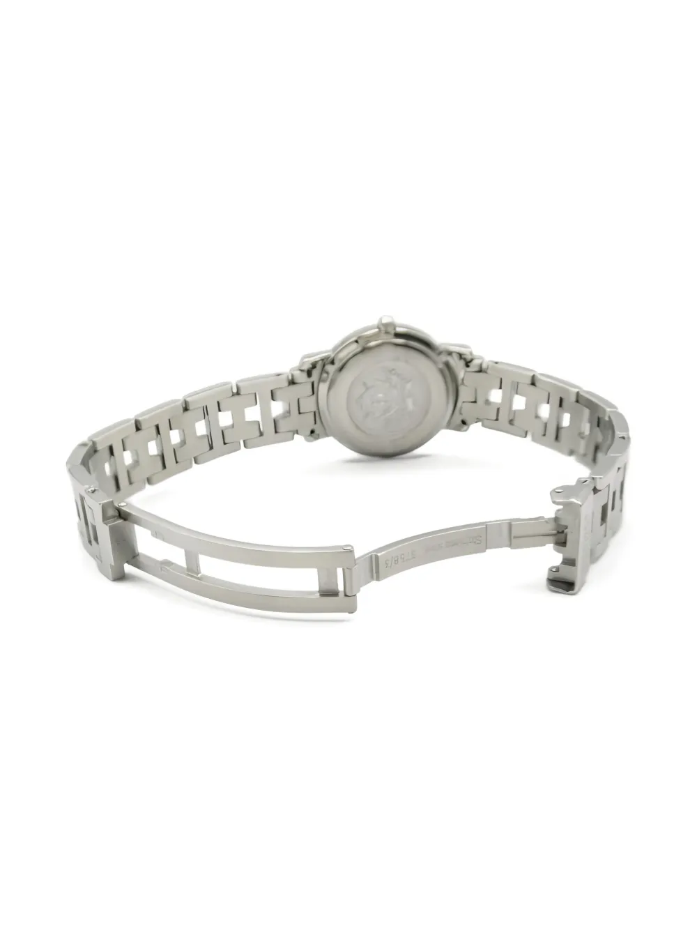 Pre-owned Hermes 10s Clipper 21mm In Black