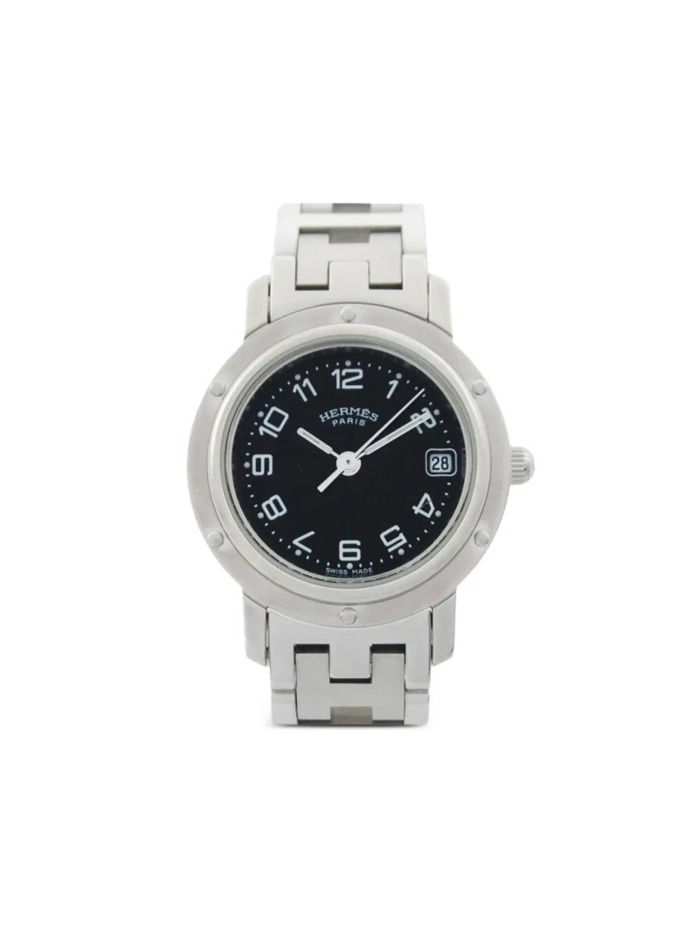 Hermès Pre-Owned ساعة 'كليبر' 21 ملم من عقد 2010 | أسود | Image 1
