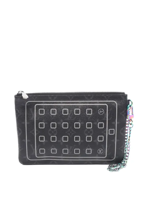 Louis Vuitton Pre-Owned x Fragment Monogram Eclipse iPad pouch