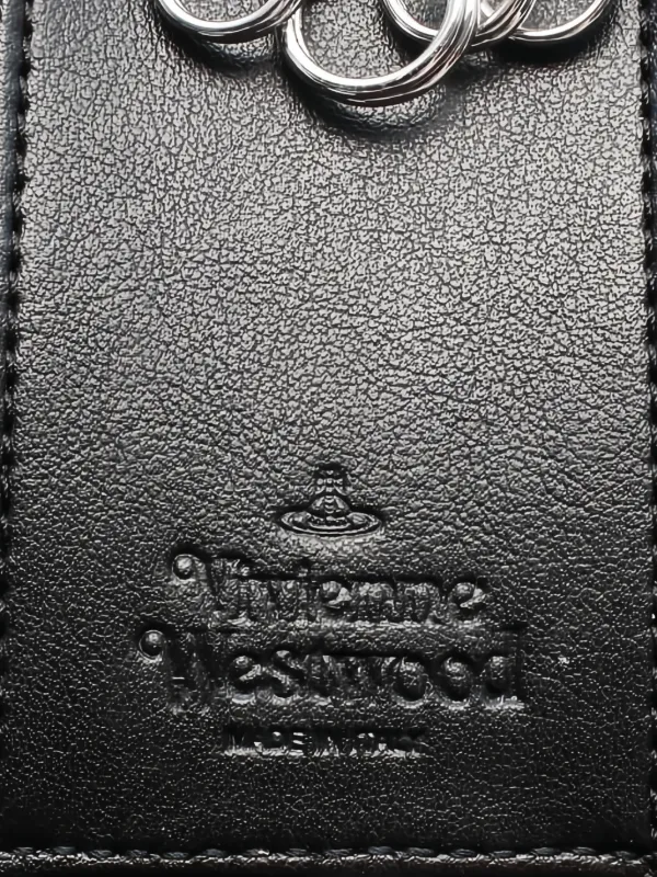 Vivienne Westwood Pre-Owned orb-plaque Key Case | Black | FARFETCH JO